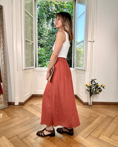Jupe Star bois de rose