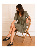 Robe Camelia kaki