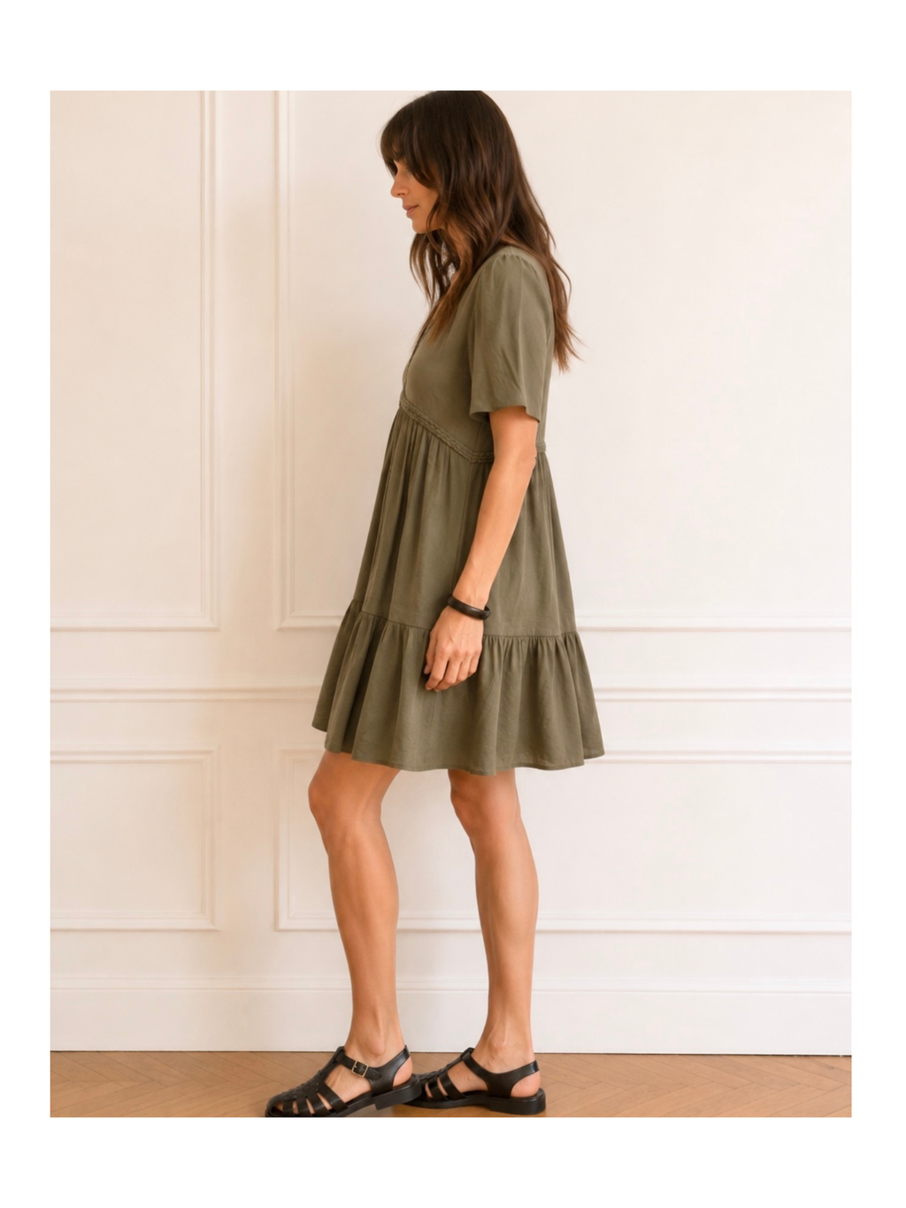 Robe Camelia kaki