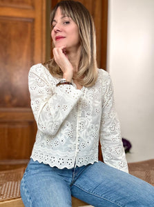 Blouse Linda ivoire