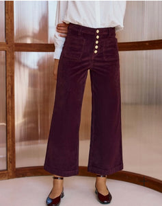 Pantalon Atlanta lie de vin
