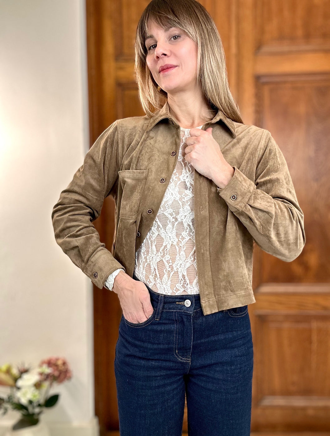 Chemise Casting taupe