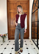 Charger l&#39;image dans la galerie, Gilet Melo bordeaux
