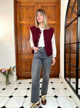 Charger l&#39;image dans la galerie, Gilet Melo bordeaux
