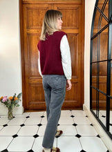 Charger l&#39;image dans la galerie, Gilet Melo bordeaux
