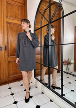 Charger l&#39;image dans la galerie, Robe Agathe anthracite
