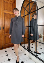 Charger l&#39;image dans la galerie, Robe Agathe anthracite
