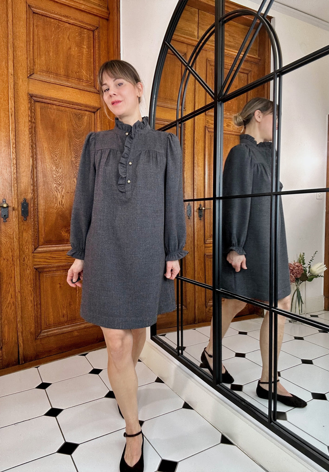 Robe Agathe anthracite